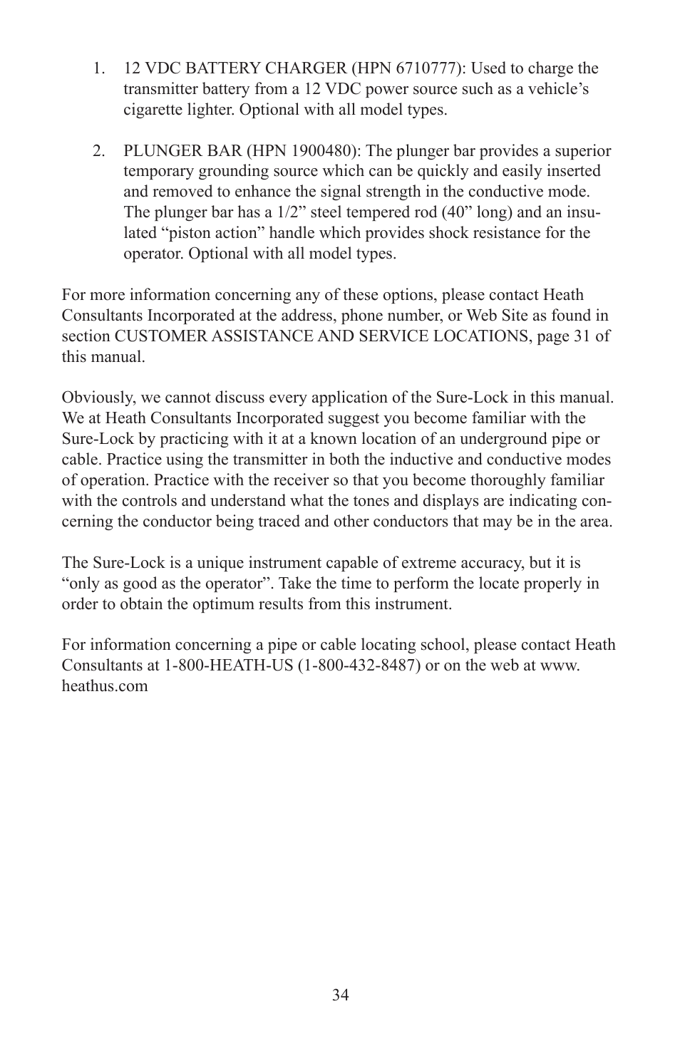 Heath Consultants Sure-Lock All Pro User Manual | Page 37 / 41