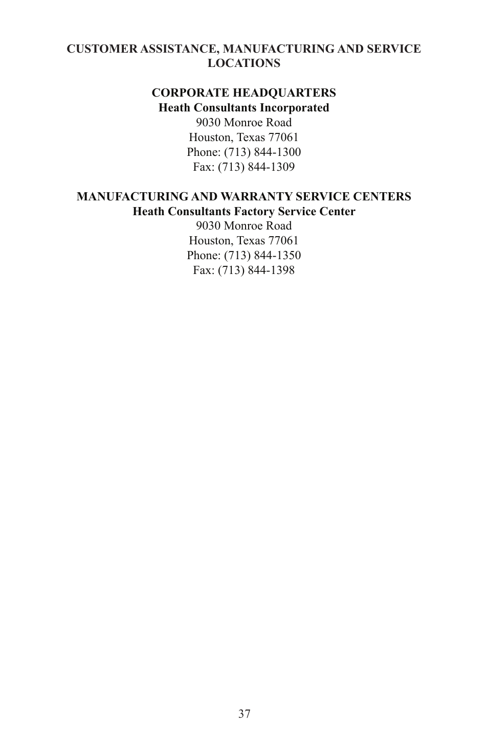 Heath Consultants Sure-Lock All Pro User Manual | Page 40 / 41