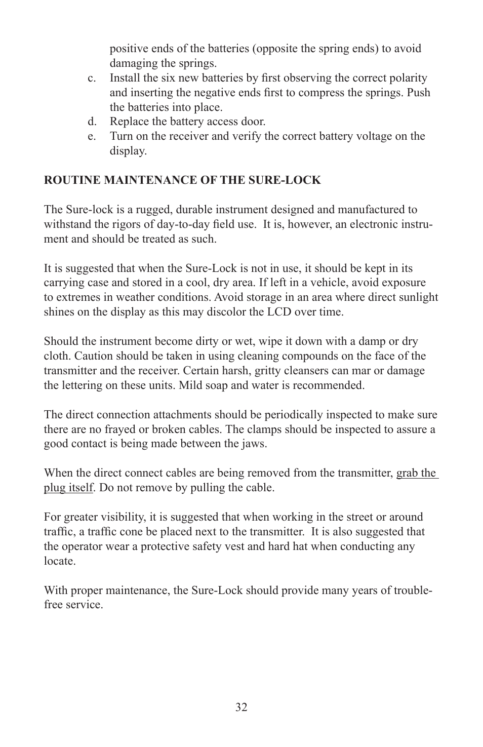 Heath Consultants Sure-Lock Distance Pro User Manual | Page 35 / 40