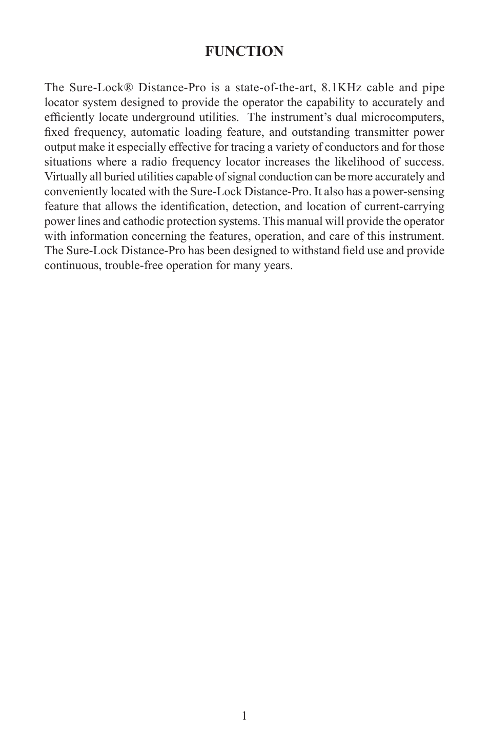 Heath Consultants Sure-Lock Distance Pro User Manual | Page 4 / 40