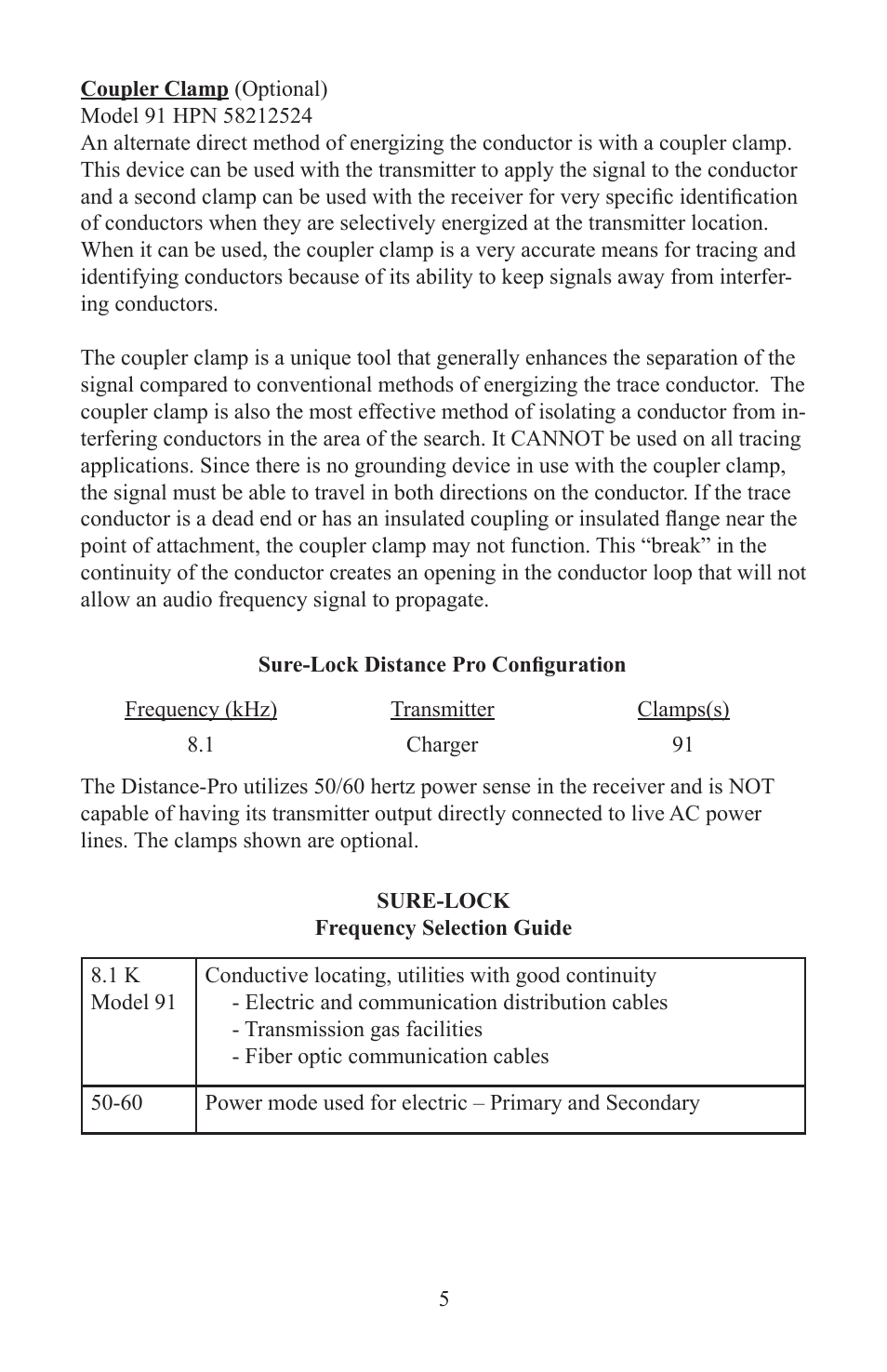 Heath Consultants Sure-Lock Distance Pro User Manual | Page 8 / 40