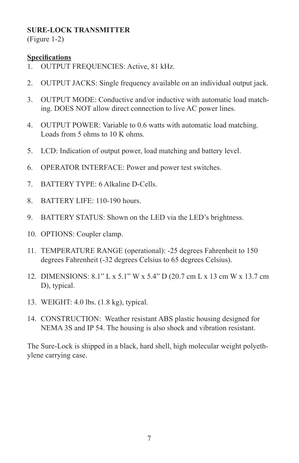Heath Consultants Sure-Lock Utility Pro User Manual | Page 10 / 40