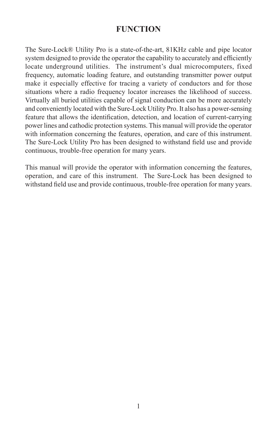 Heath Consultants Sure-Lock Utility Pro User Manual | Page 4 / 40