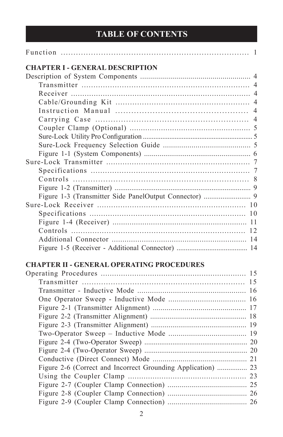 Heath Consultants Sure-Lock Utility Pro User Manual | Page 5 / 40