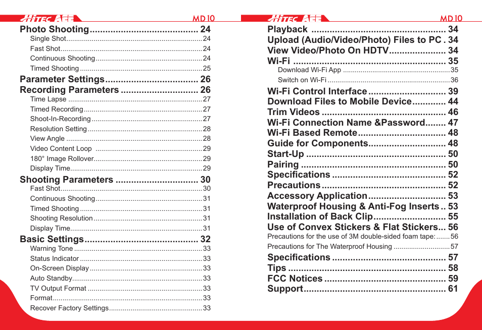 HITEC MD10 User Manual | Page 3 / 32