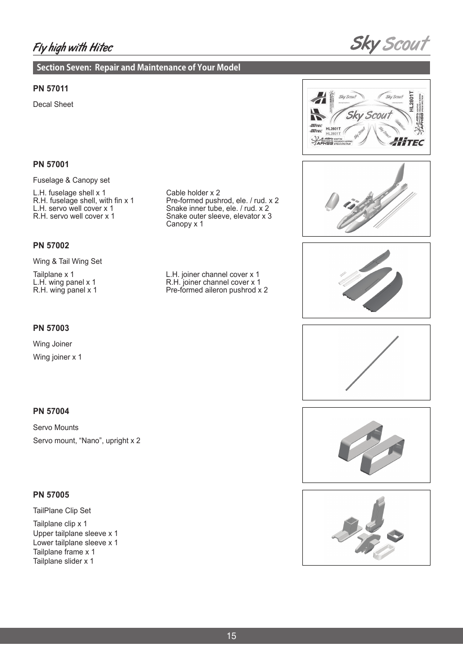 Fly high with hitec | HITEC Sky Scout (2GO) User Manual | Page 15 / 32