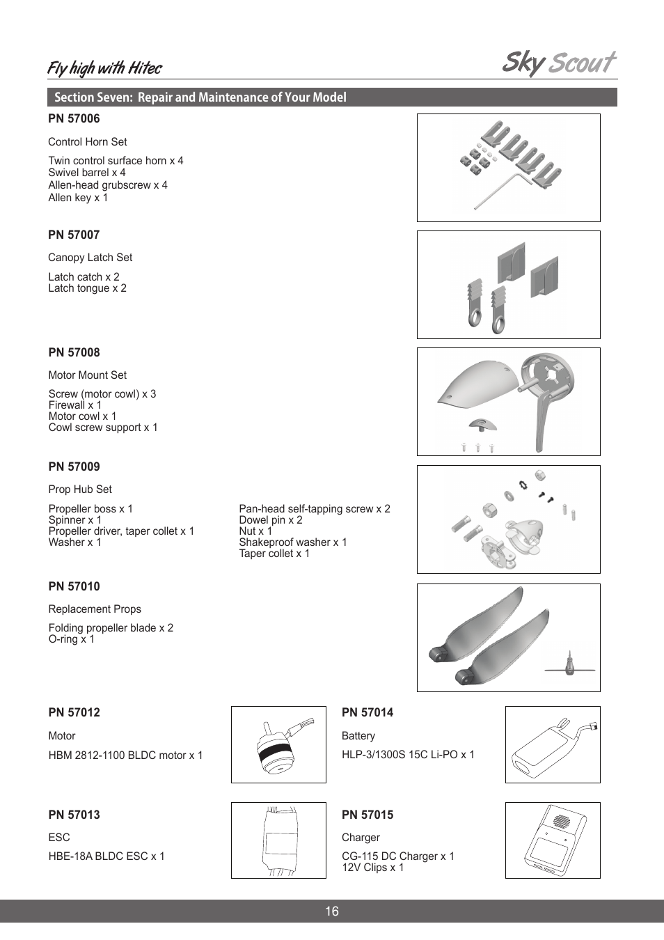 Fly high with hitec | HITEC Sky Scout (2GO) User Manual | Page 16 / 32