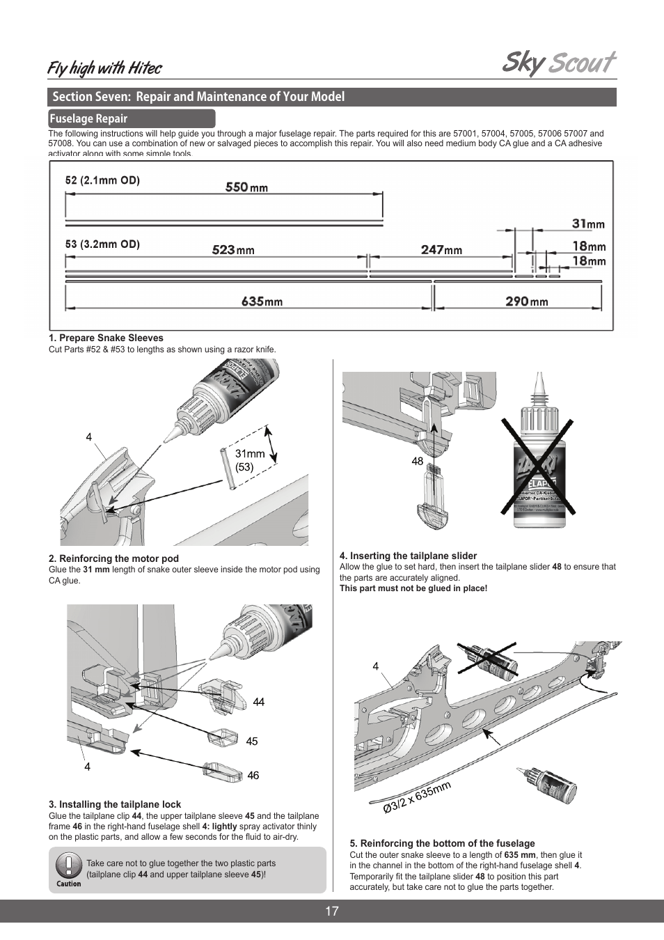 Fly high with hitec | HITEC Sky Scout (2GO) User Manual | Page 17 / 32