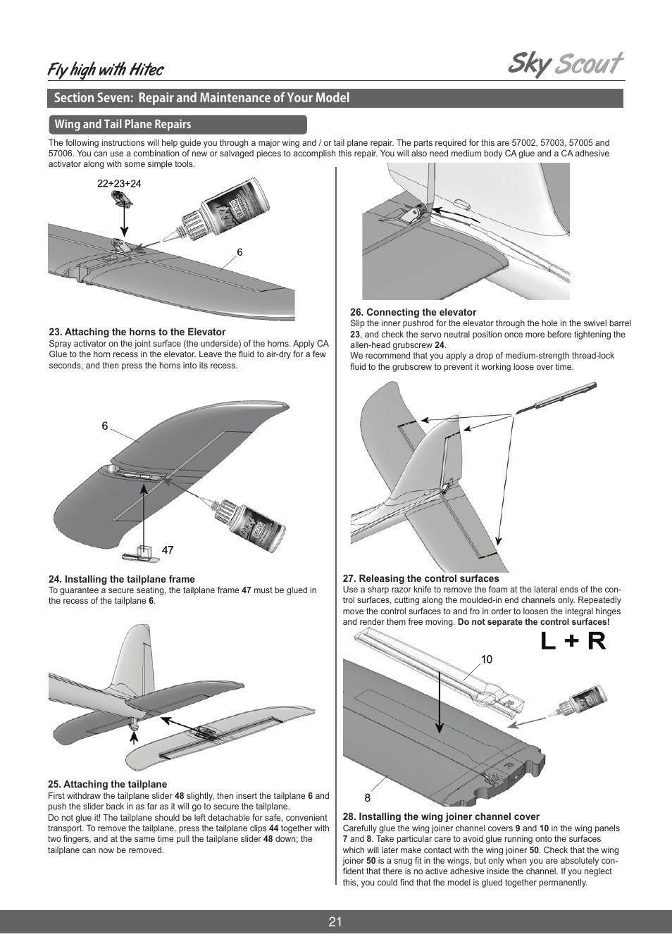 Fly high with hitec | HITEC Sky Scout (2GO) User Manual | Page 21 / 32