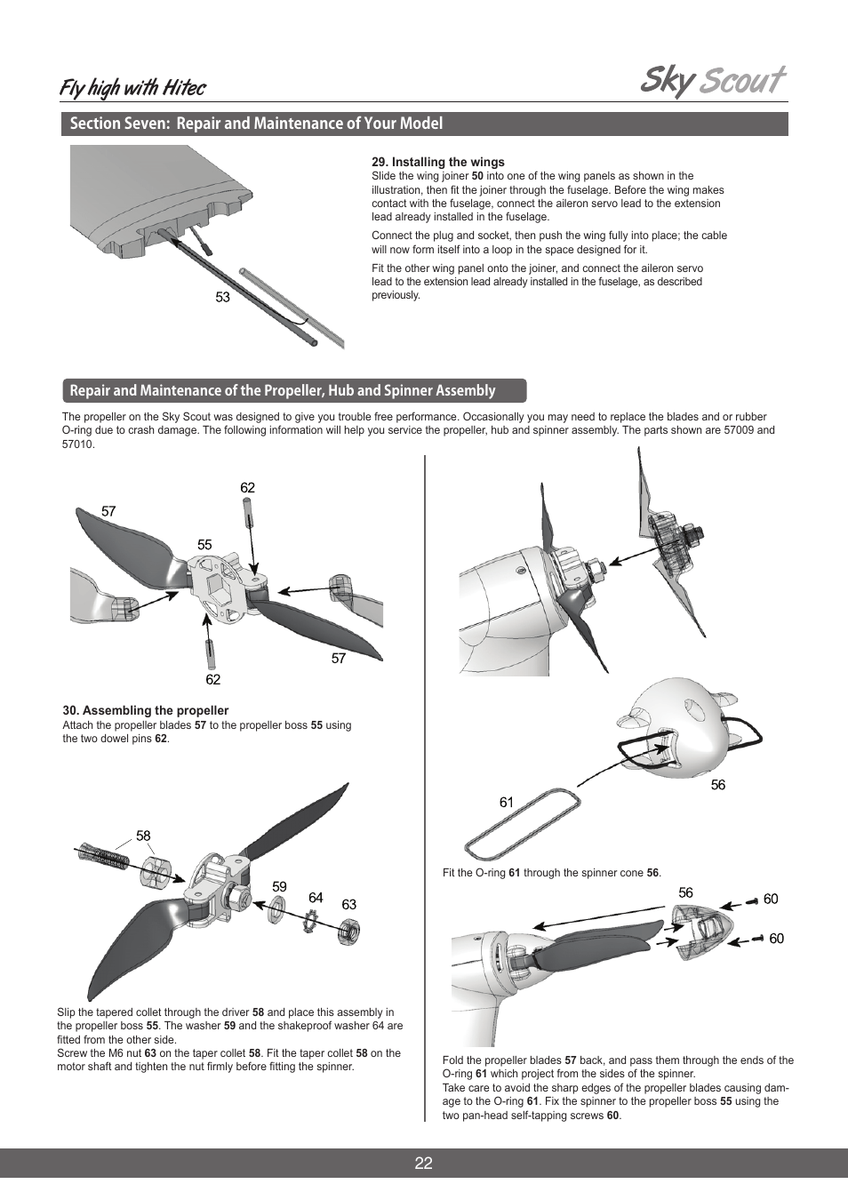 Fly high with hitec | HITEC Sky Scout (2GO) User Manual | Page 22 / 32