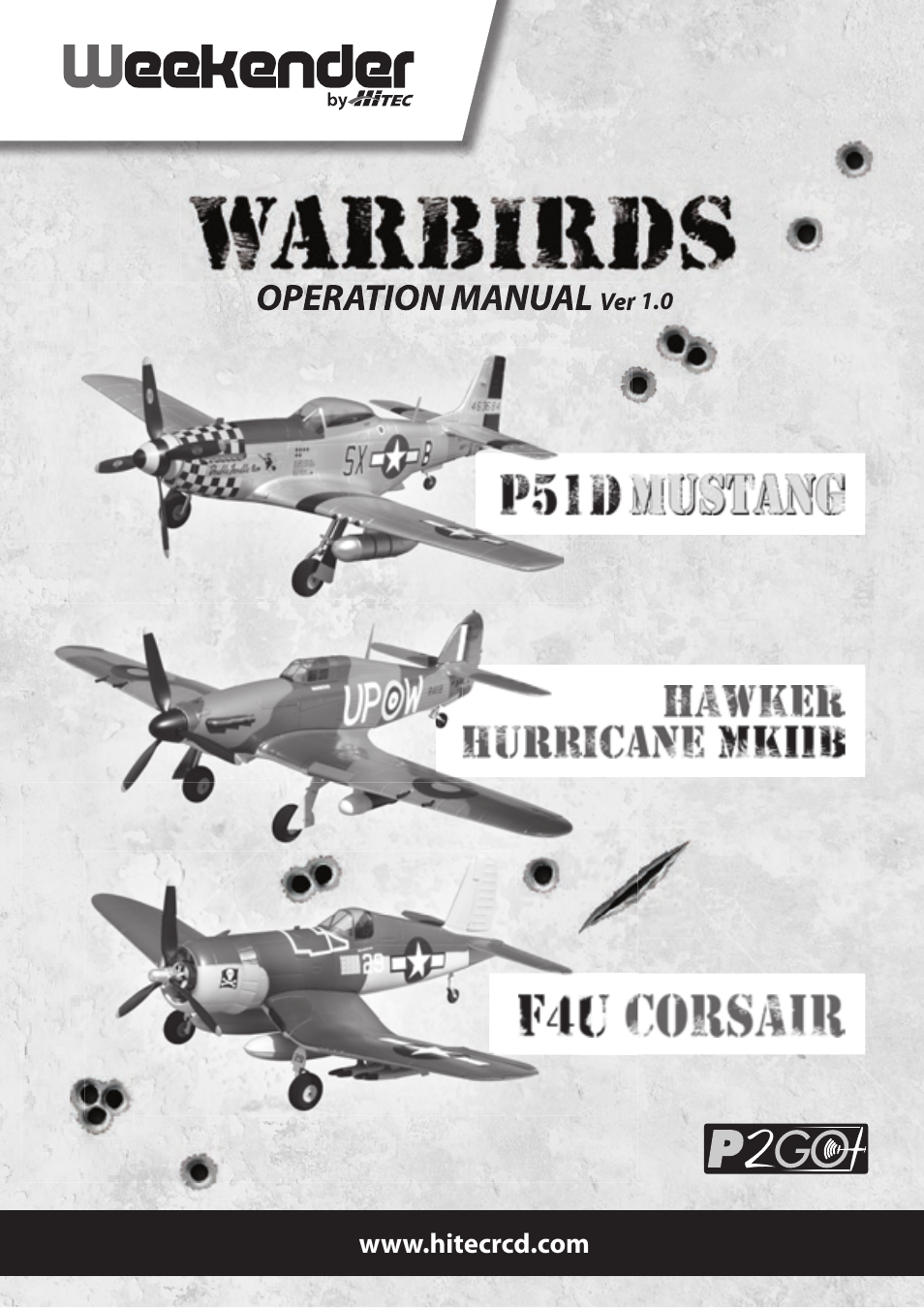 HITEC P-51 Mustang User Manual | 16 pages