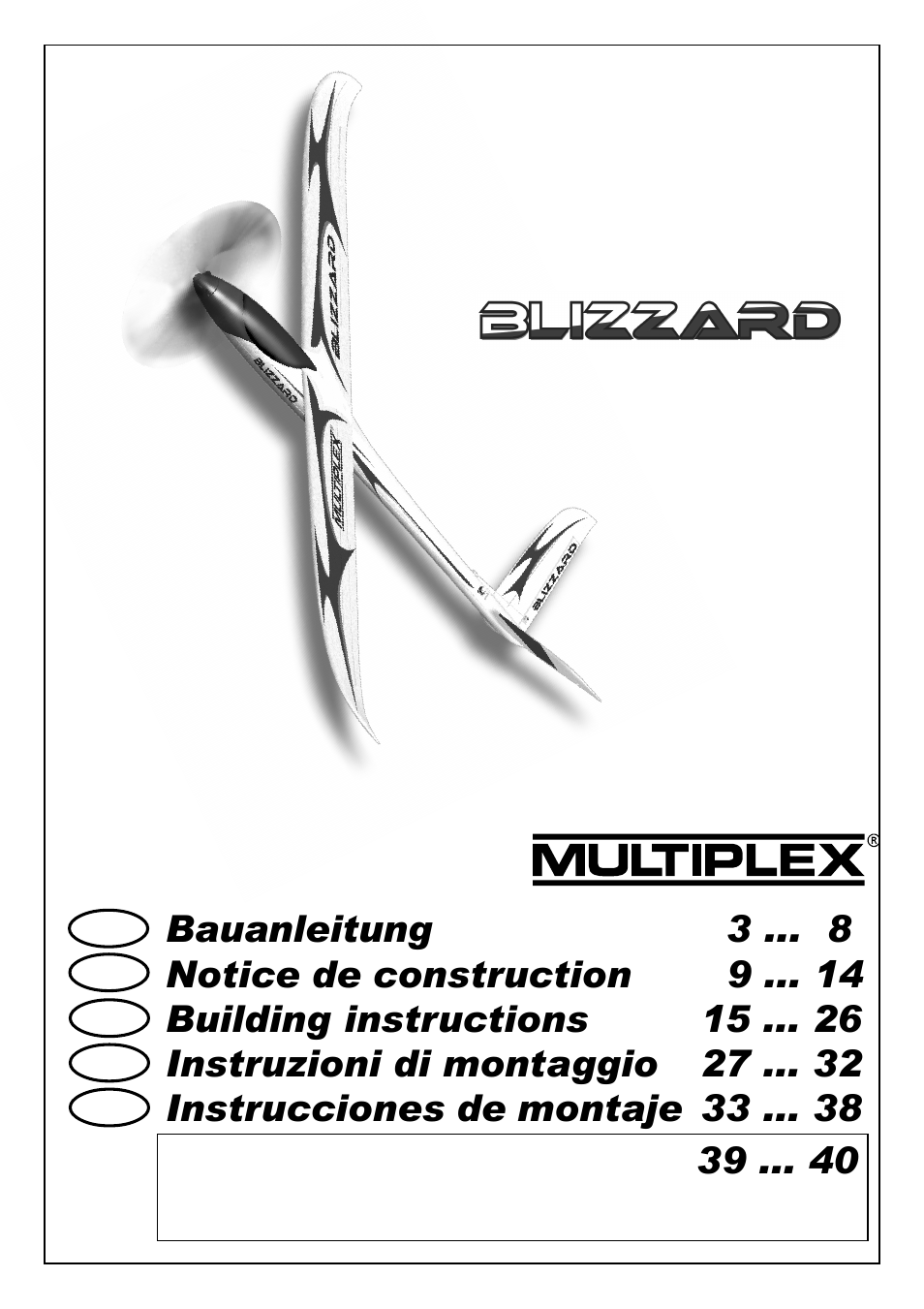 HITEC Blizzard User Manual | 16 pages