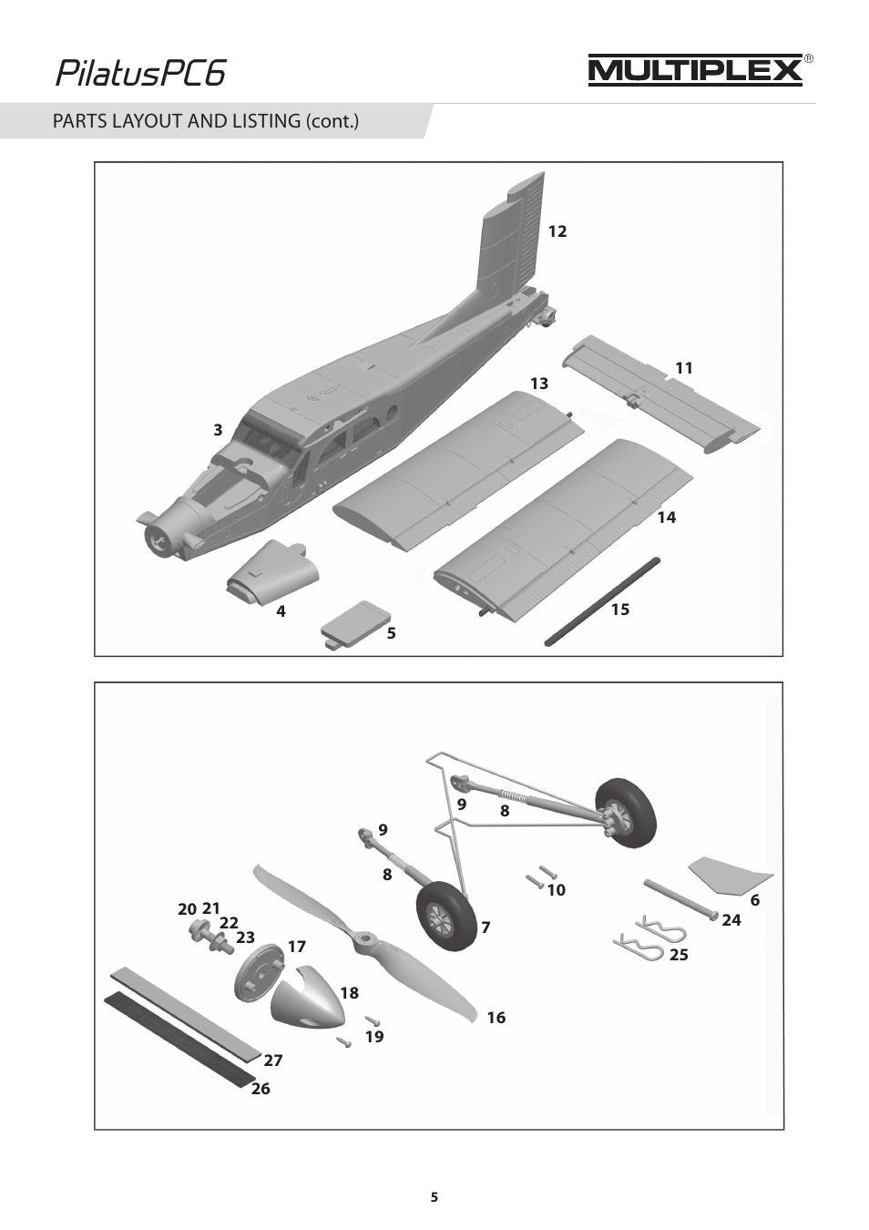 Pilatuspc6 | HITEC Pilatus PC-6 Turbo Porter User Manual | Page 5 / 12