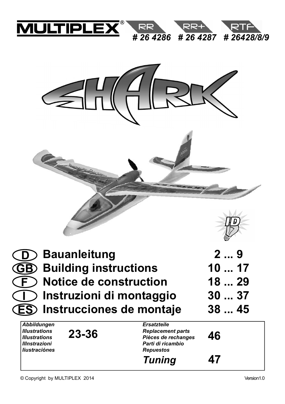 HITEC Shark User Manual | 48 pages