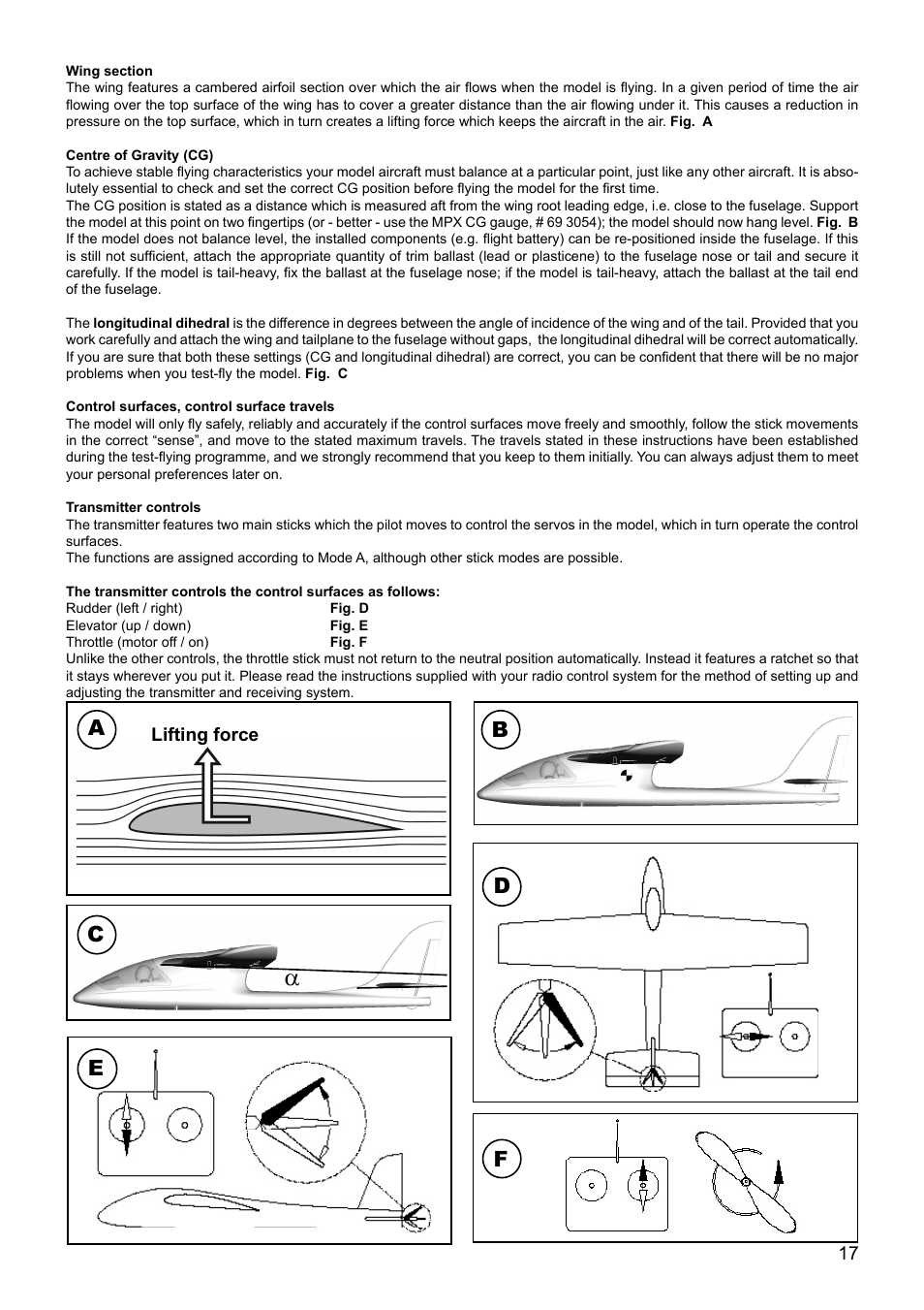 Ab c d | HITEC Shark User Manual | Page 17 / 48