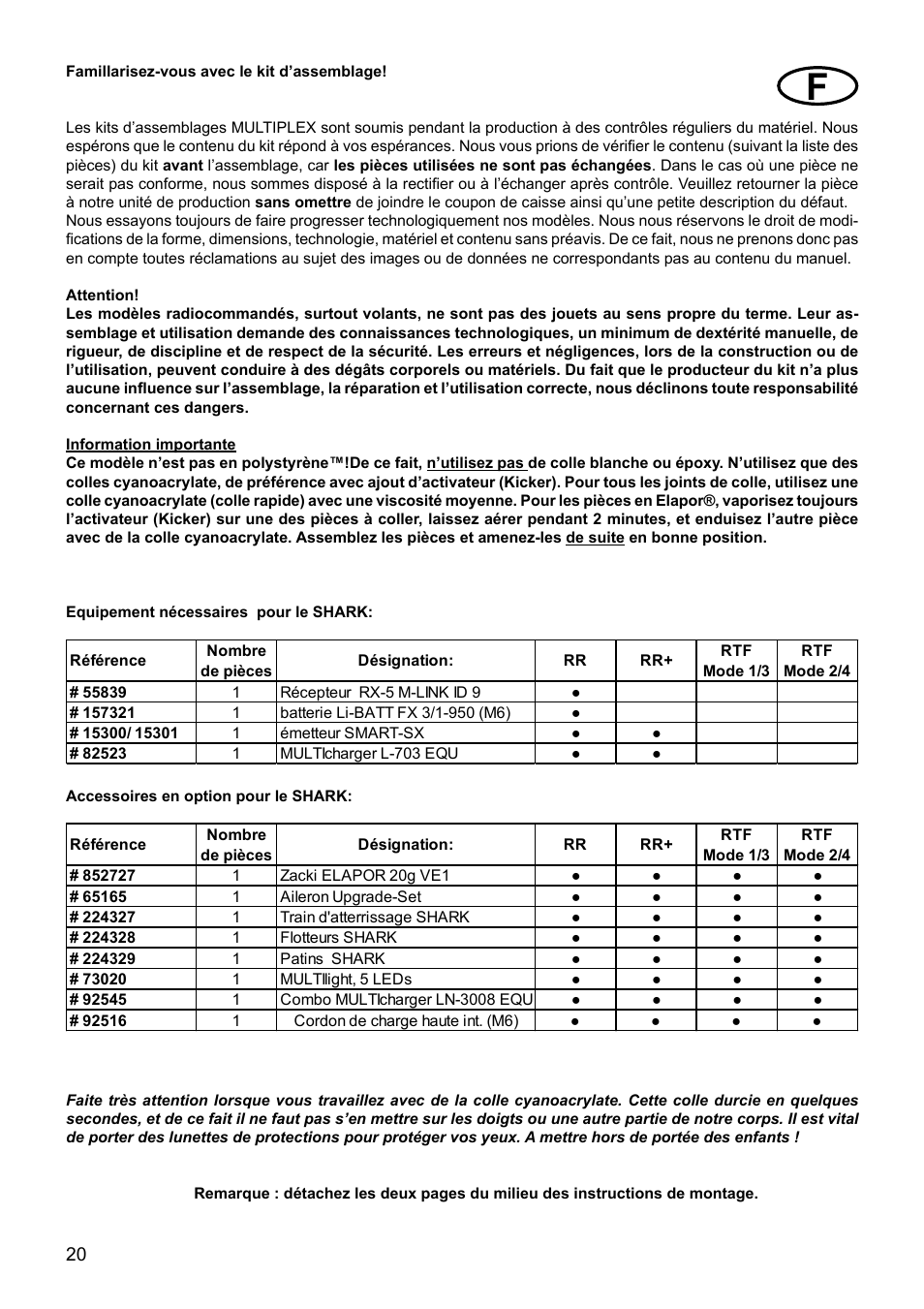 HITEC Shark User Manual | Page 20 / 48