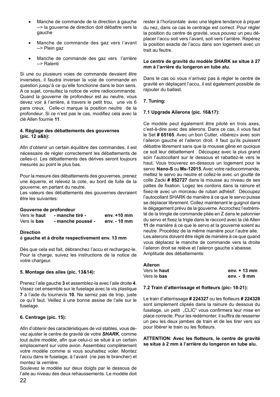 HITEC Shark User Manual | Page 22 / 48