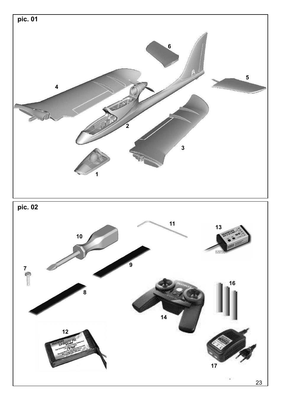 HITEC Shark User Manual | Page 23 / 48