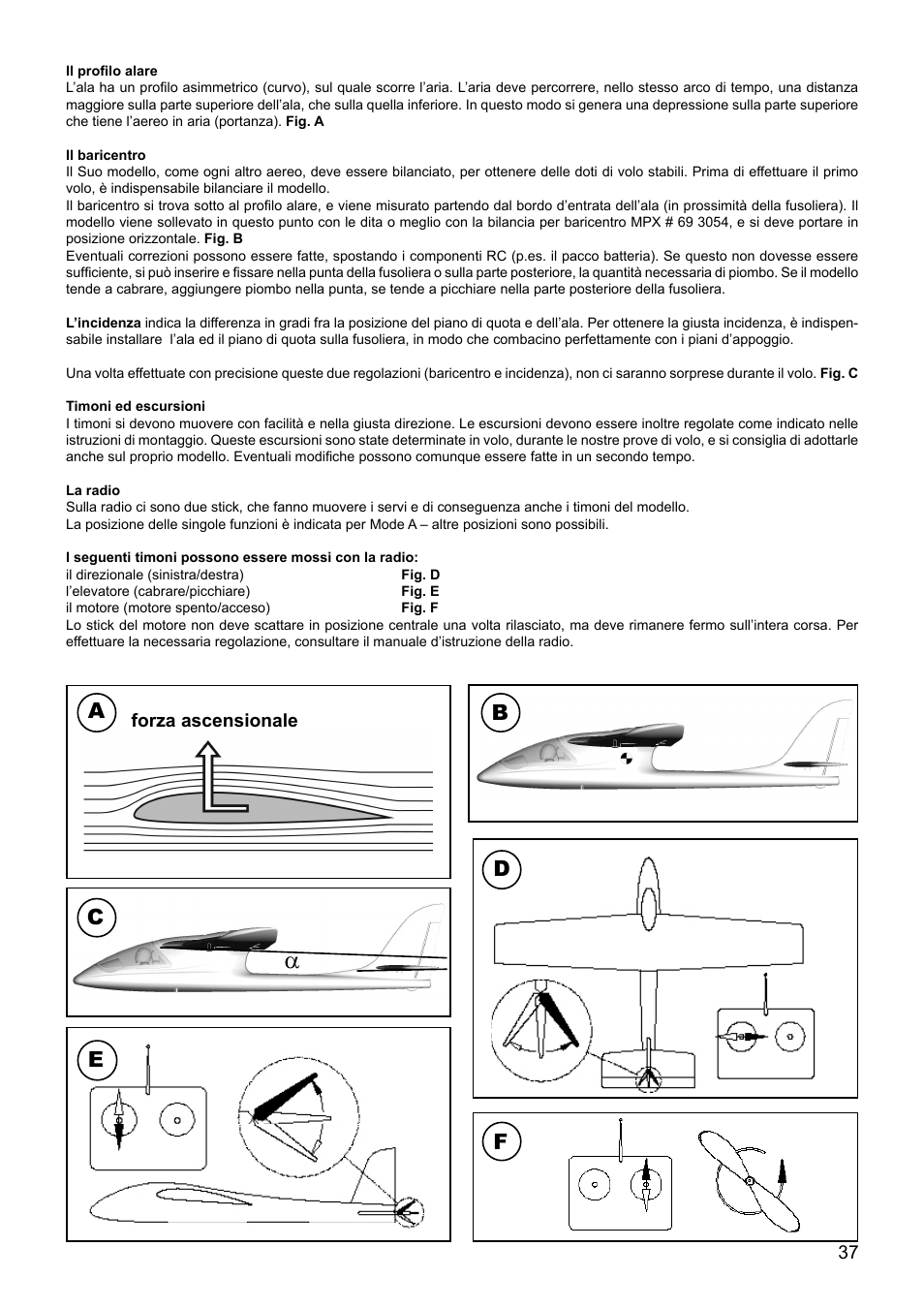 Ab c d | HITEC Shark User Manual | Page 37 / 48