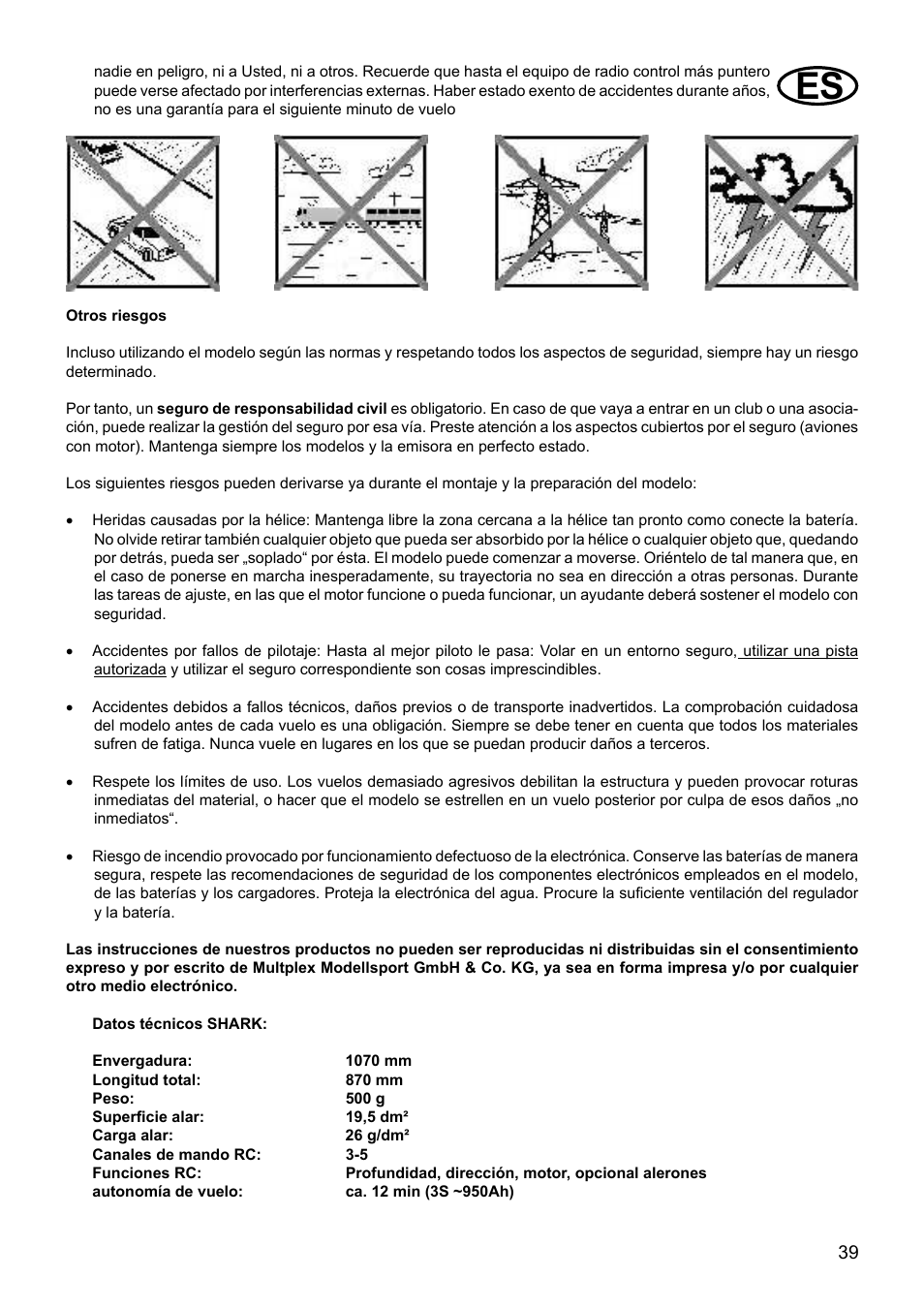 HITEC Shark User Manual | Page 39 / 48