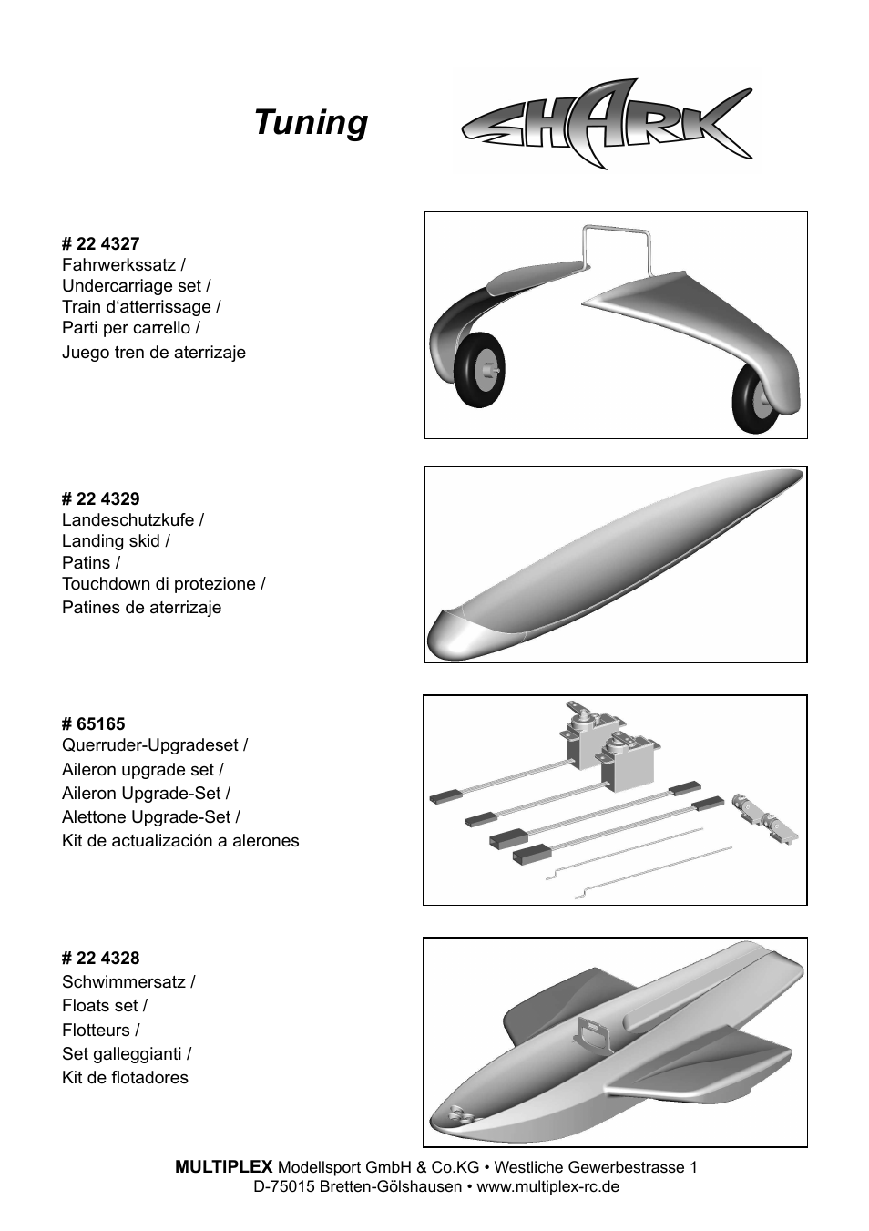 Tuning | HITEC Shark User Manual | Page 48 / 48