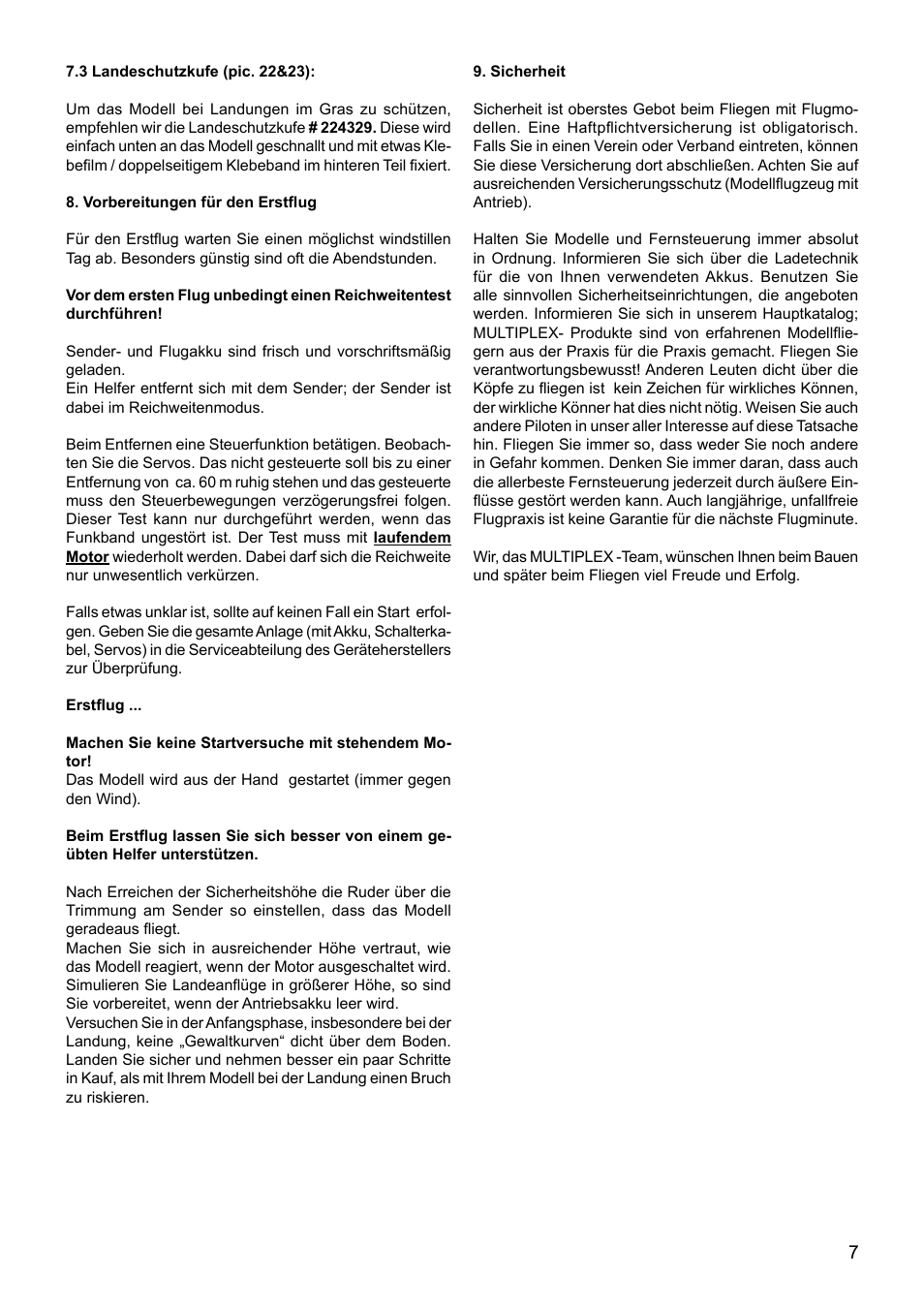 HITEC Shark User Manual | Page 7 / 48