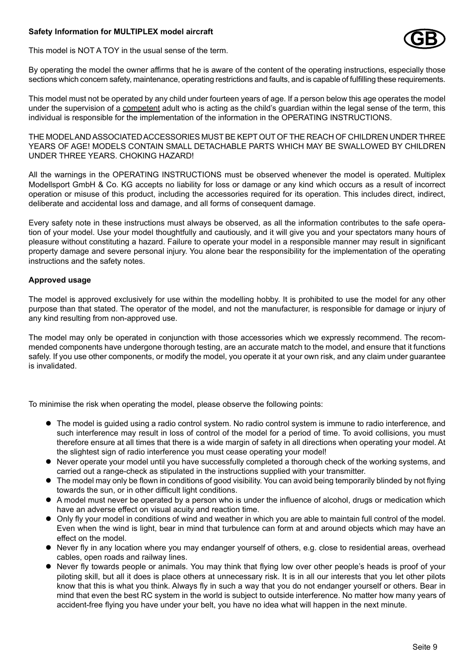 HITEC StuntMaster User Manual | Page 2 / 24