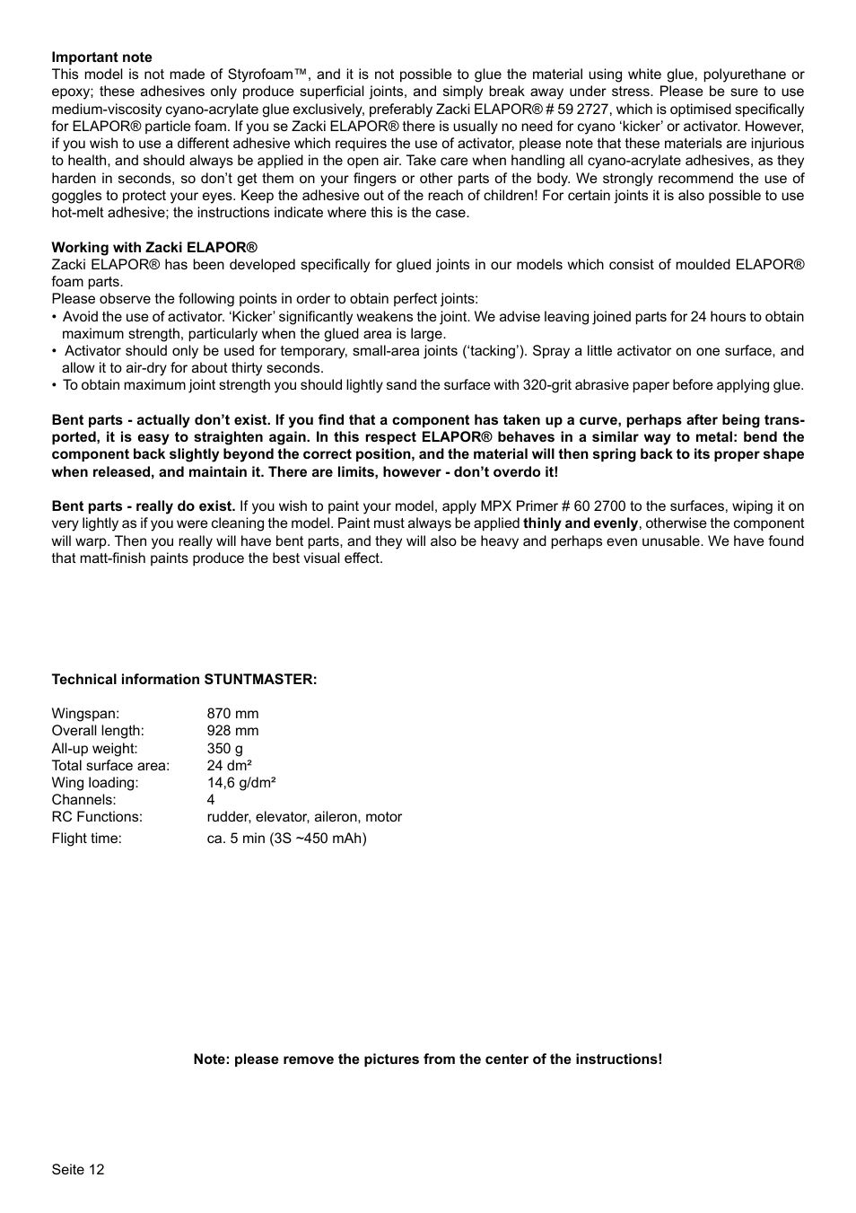 HITEC StuntMaster User Manual | Page 5 / 24