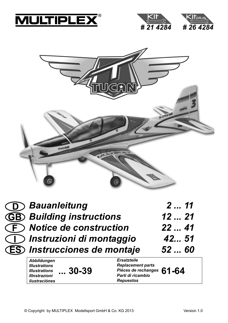 HITEC Tucan User Manual | 64 pages