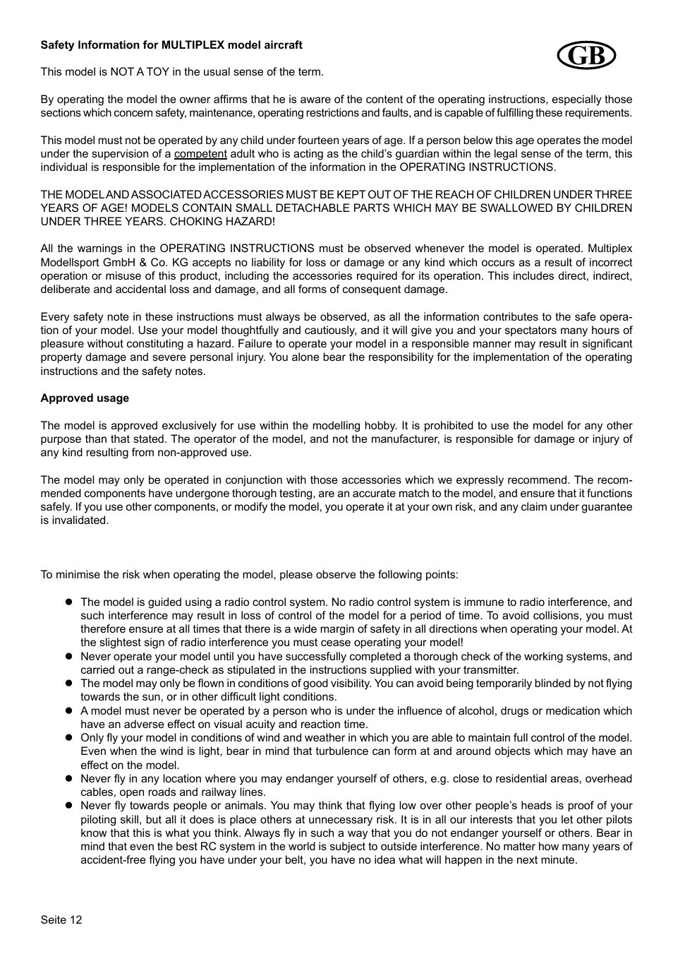 HITEC Tucan User Manual | Page 12 / 64