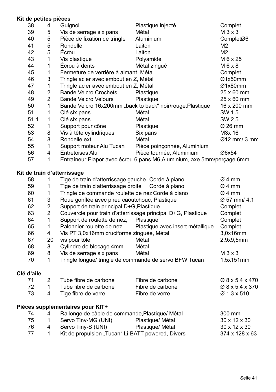 HITEC Tucan User Manual | Page 41 / 64