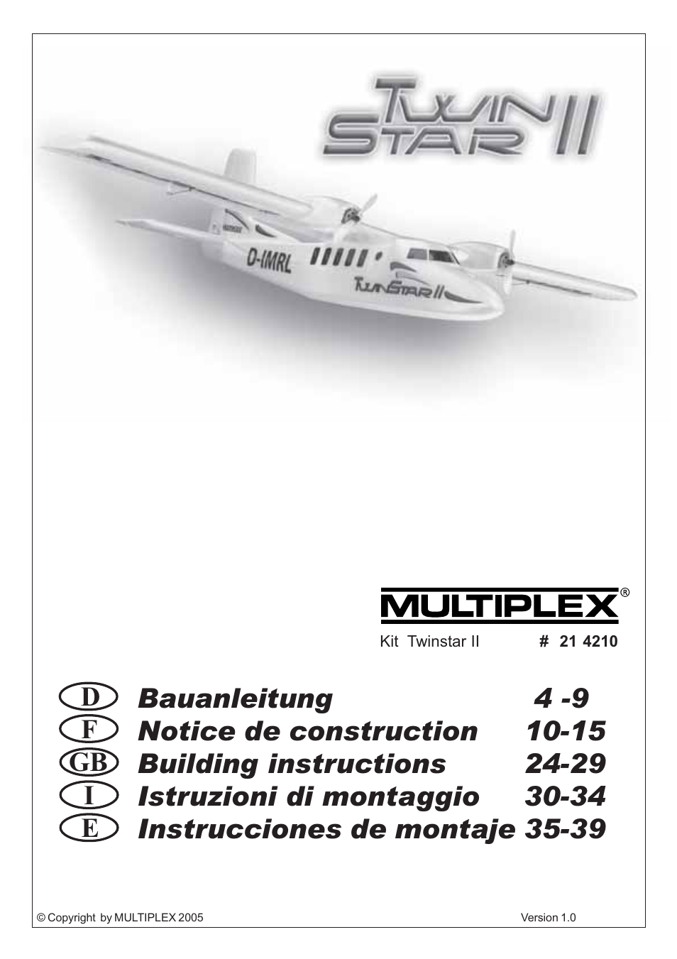 HITEC Twin Star II User Manual | 40 pages