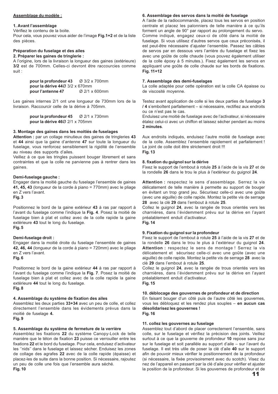 HITEC Twin Star II User Manual | Page 11 / 40