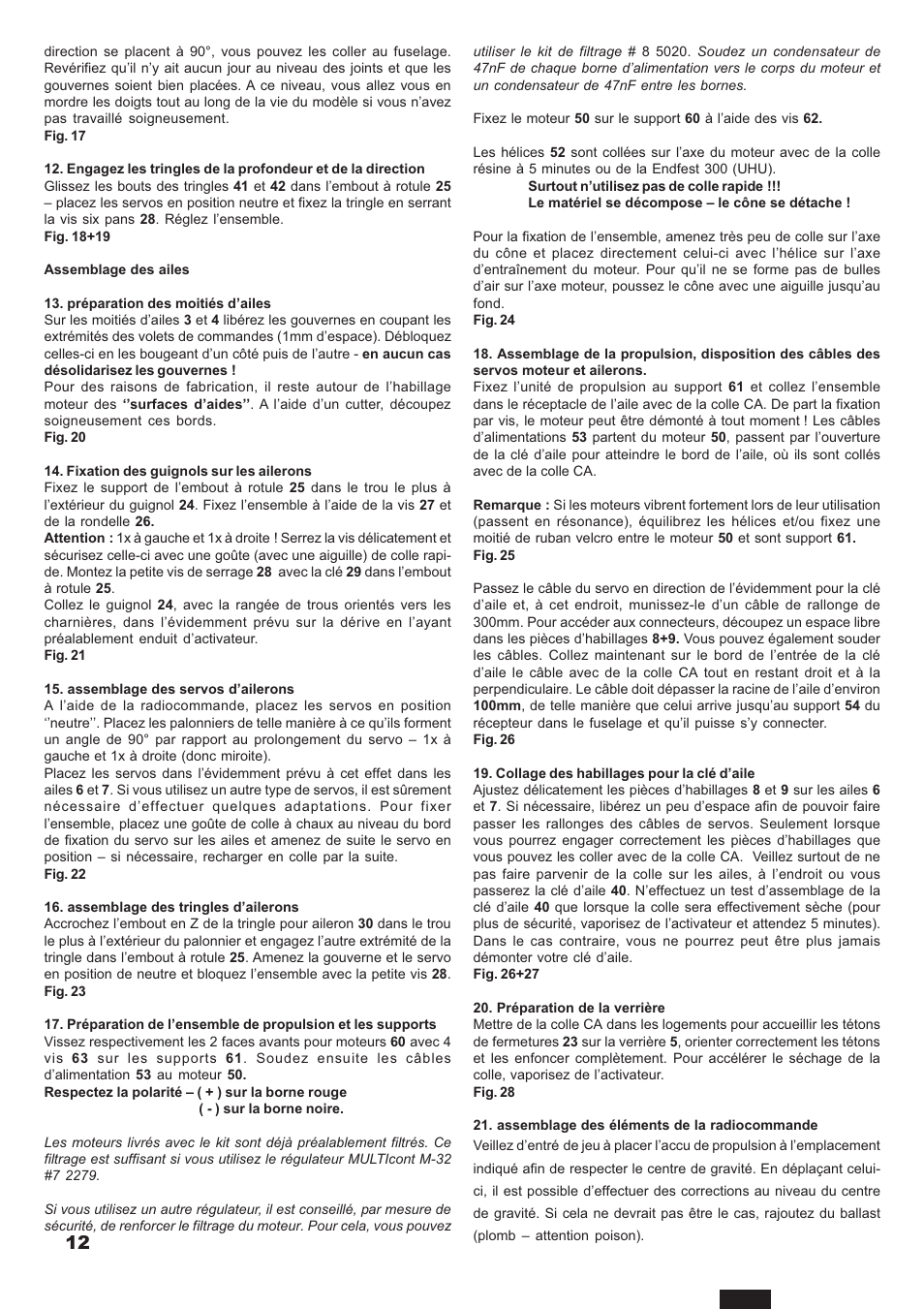 HITEC Twin Star II User Manual | Page 12 / 40