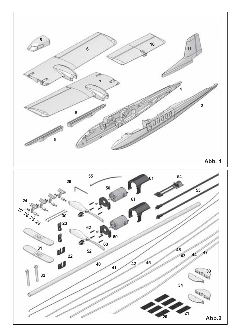 Abb. 1 abb.2 | HITEC Twin Star II User Manual | Page 19 / 40