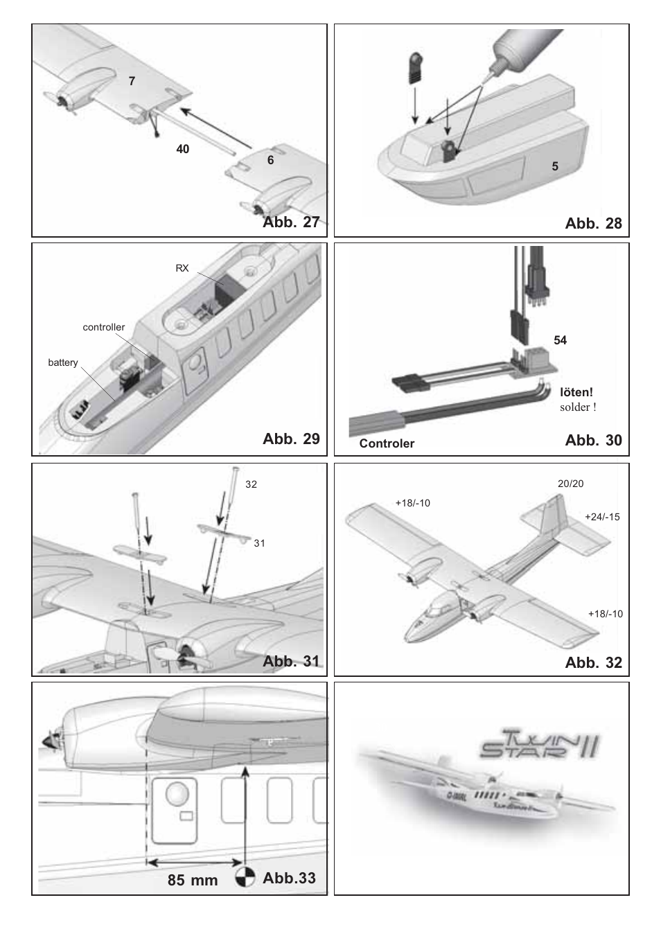 HITEC Twin Star II User Manual | Page 23 / 40