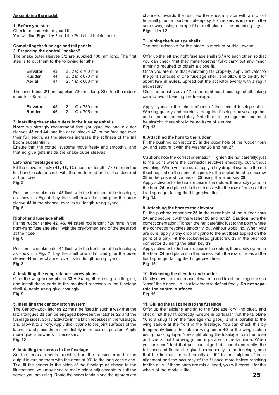 HITEC Twin Star II User Manual | Page 25 / 40
