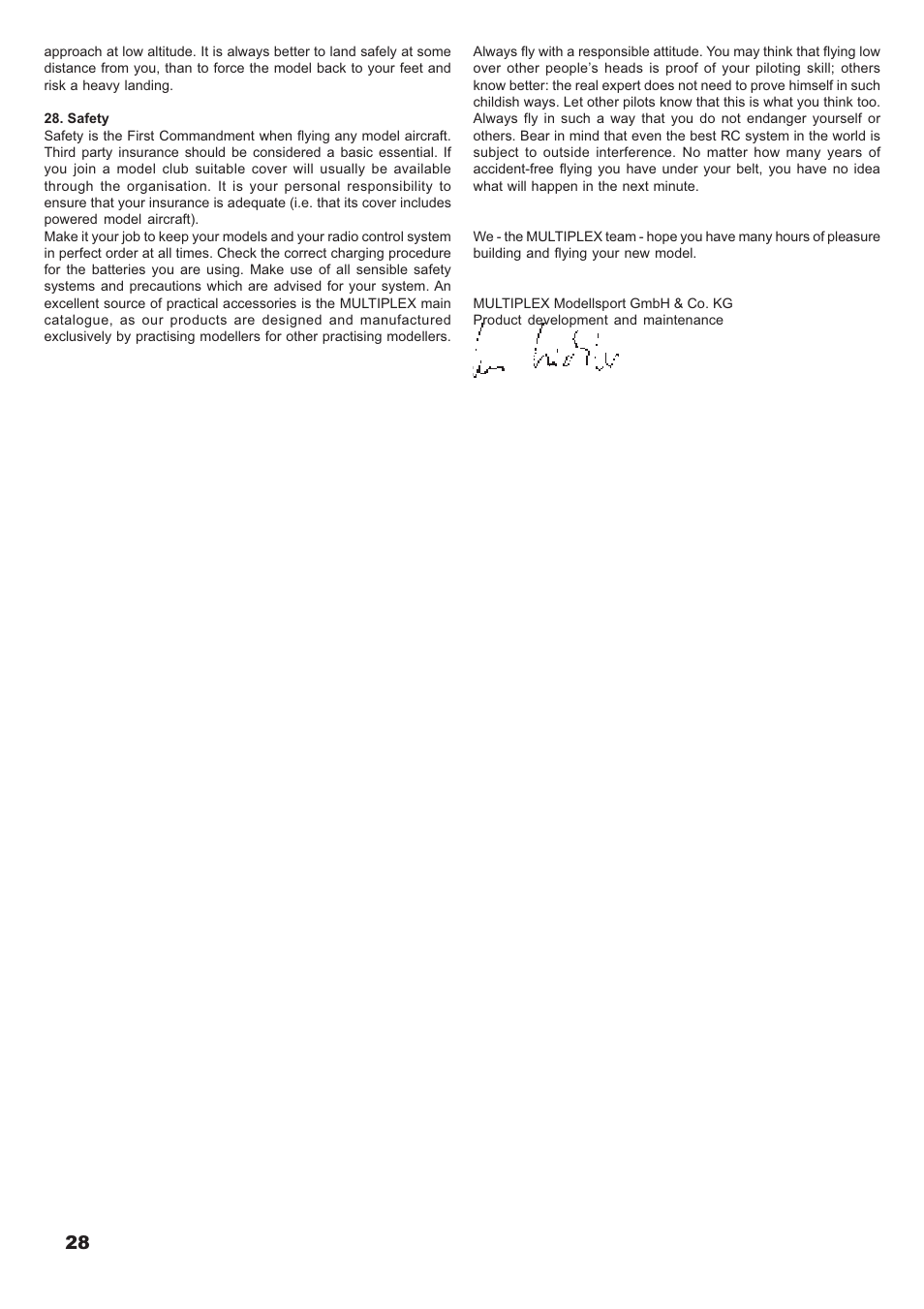 HITEC Twin Star II User Manual | Page 28 / 40