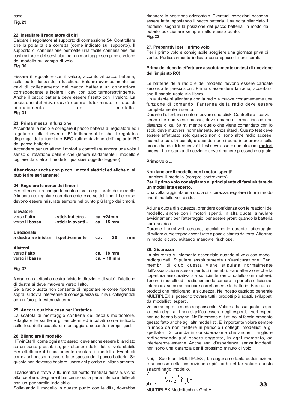 HITEC Twin Star II User Manual | Page 33 / 40