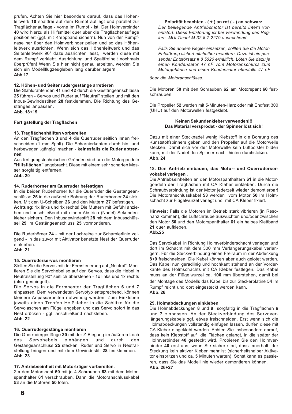 HITEC Twin Star II User Manual | Page 6 / 40
