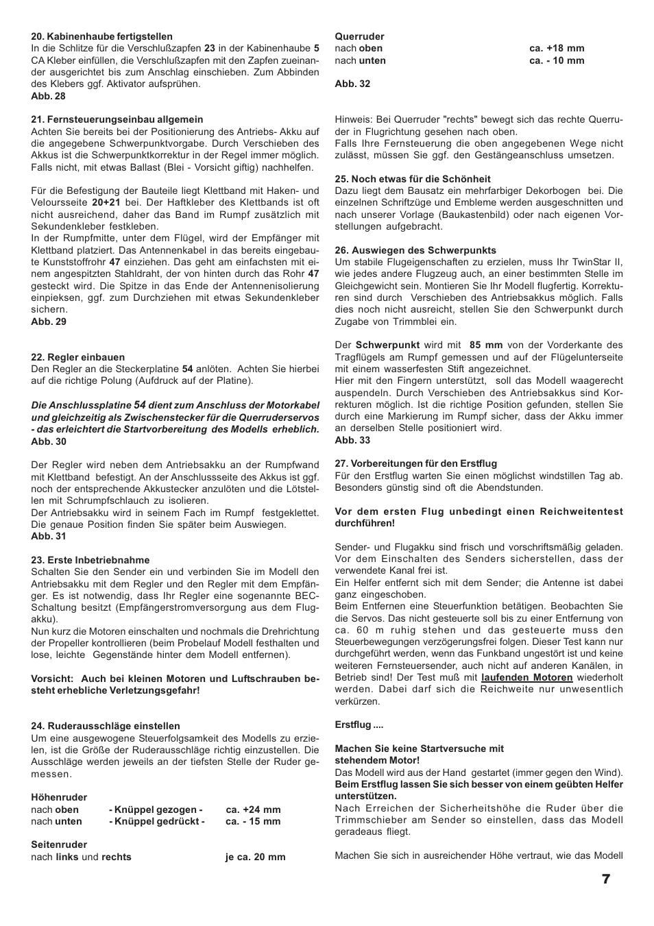 HITEC Twin Star II User Manual | Page 7 / 40