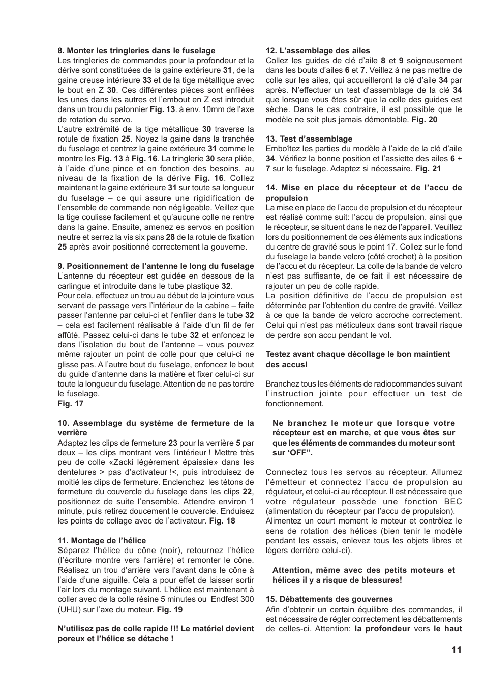 HITEC Easy Star User Manual | Page 11 / 32