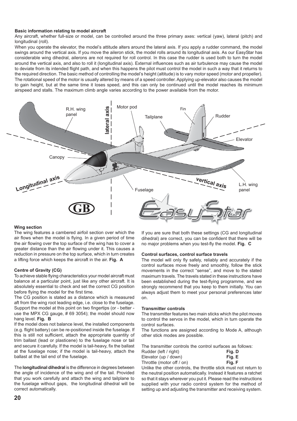 HITEC Easy Star User Manual | Page 20 / 32