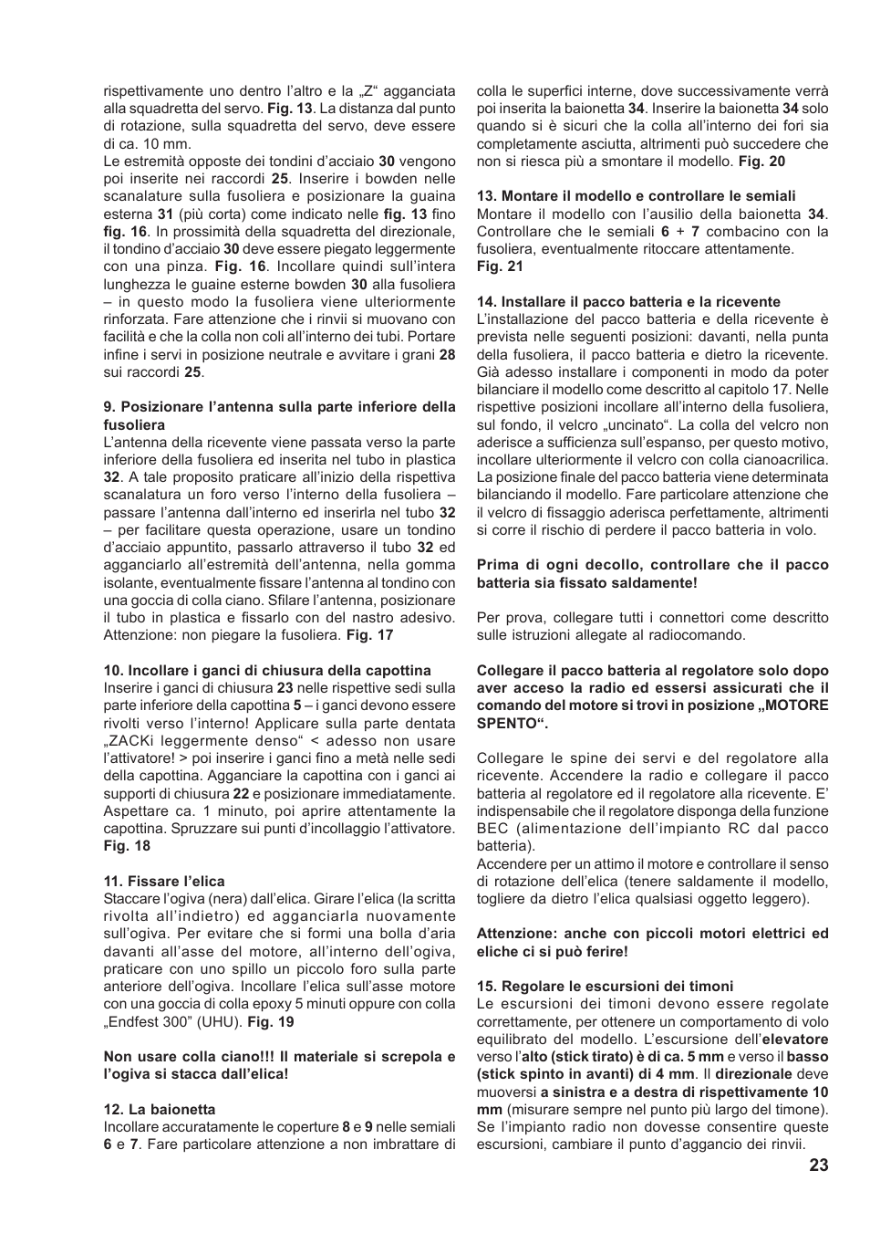 HITEC Easy Star User Manual | Page 23 / 32