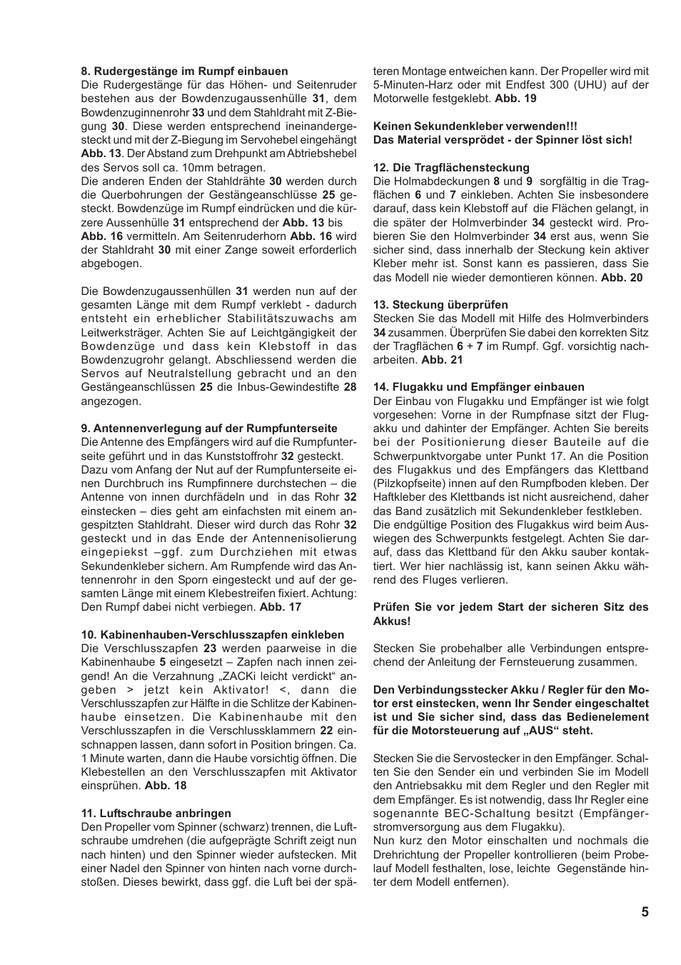 HITEC Easy Star User Manual | Page 5 / 32