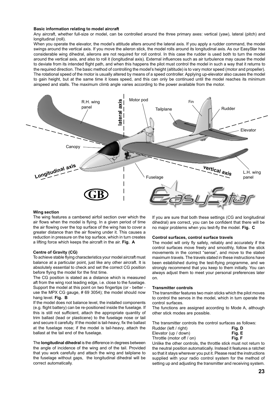 HITEC Easy Star (Ready to Fly) User Manual | Page 23 / 44