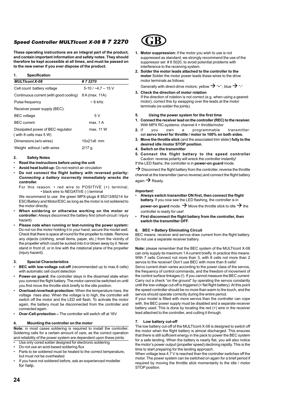 HITEC Easy Star (Ready to Fly) User Manual | Page 24 / 44