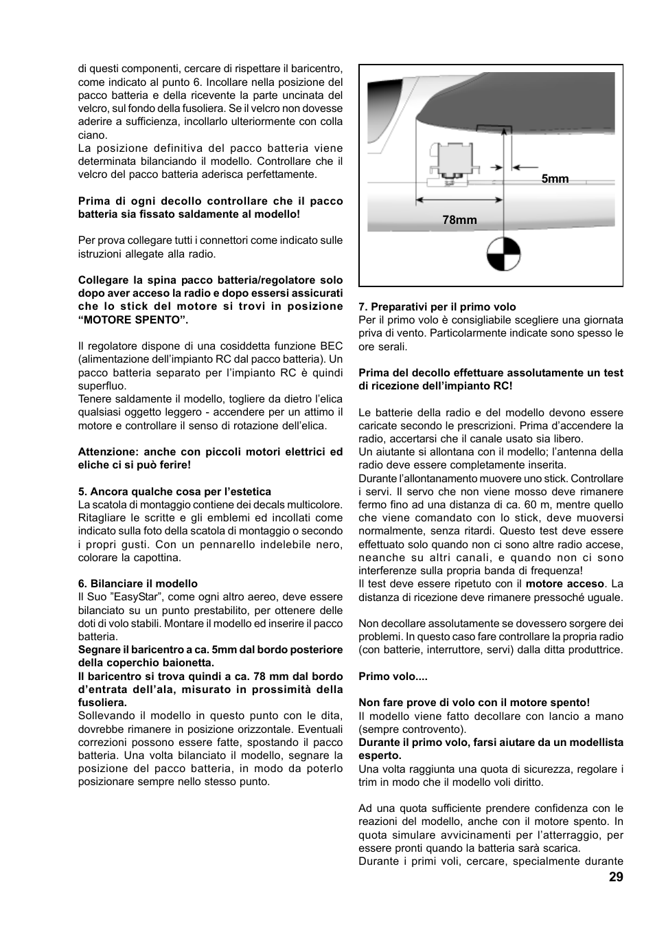 HITEC Easy Star (Ready to Fly) User Manual | Page 29 / 44