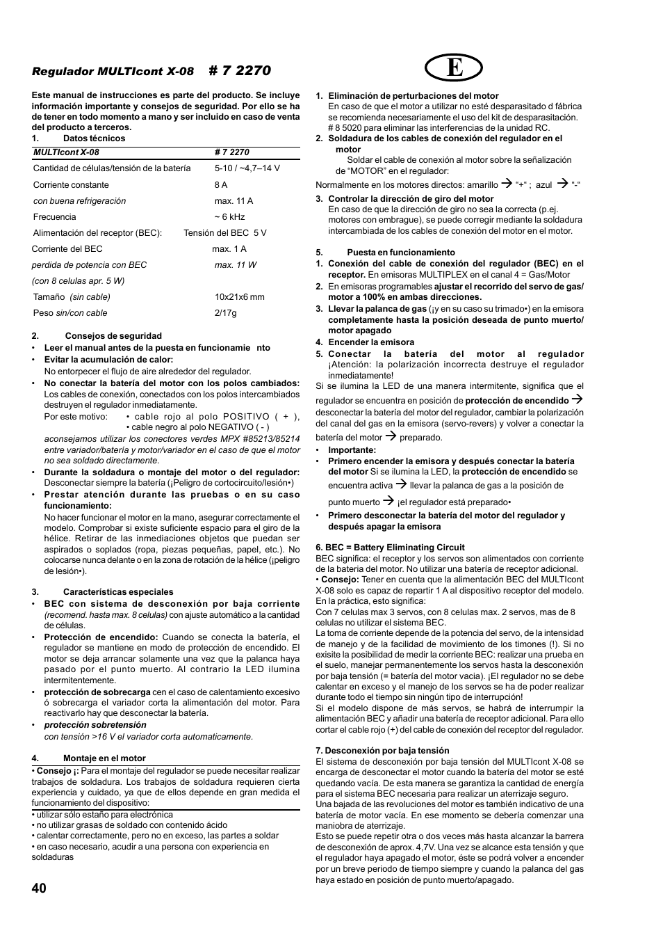 HITEC Easy Star (Ready to Fly) User Manual | Page 40 / 44