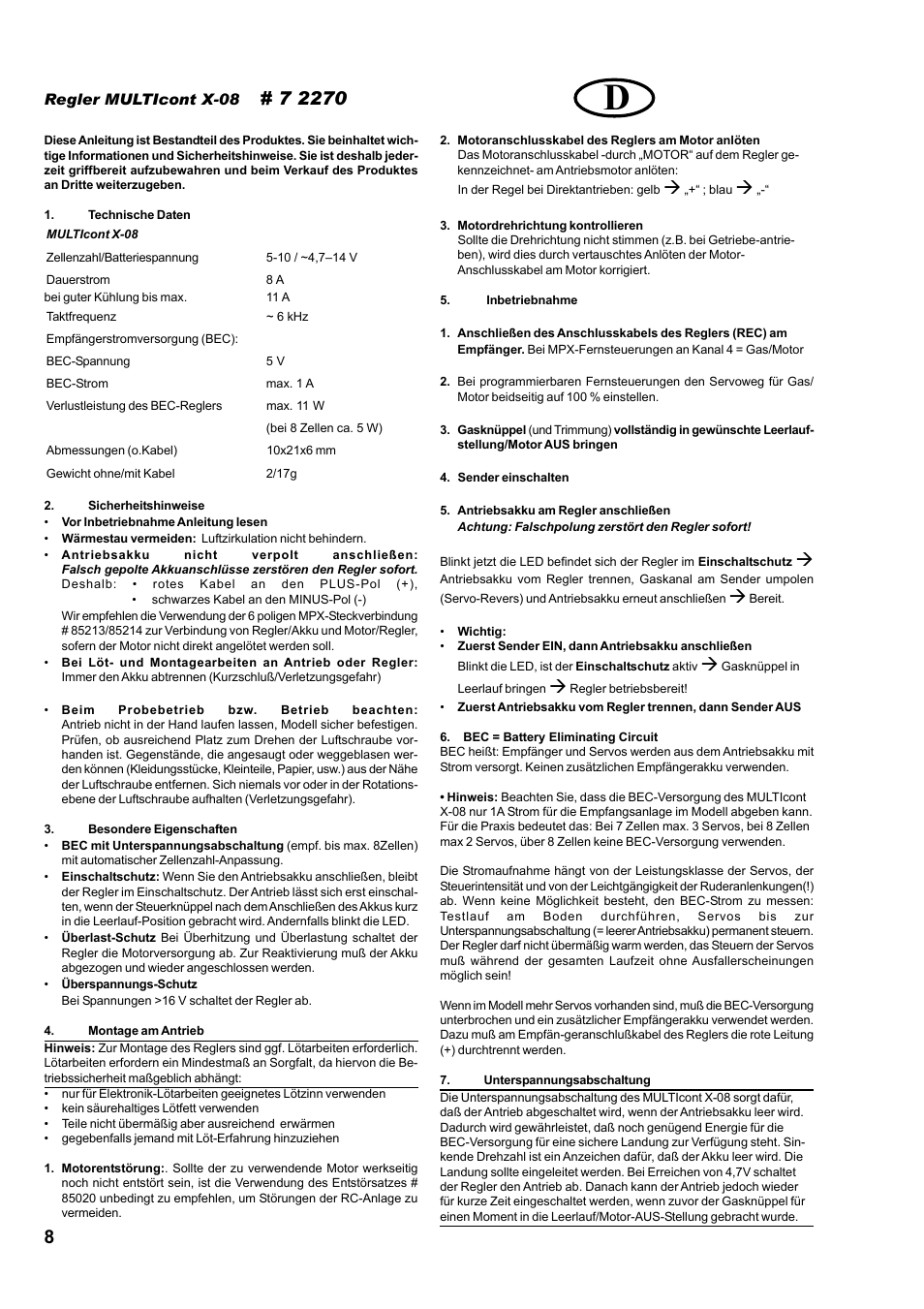 HITEC Easy Star (Ready to Fly) User Manual | Page 8 / 44